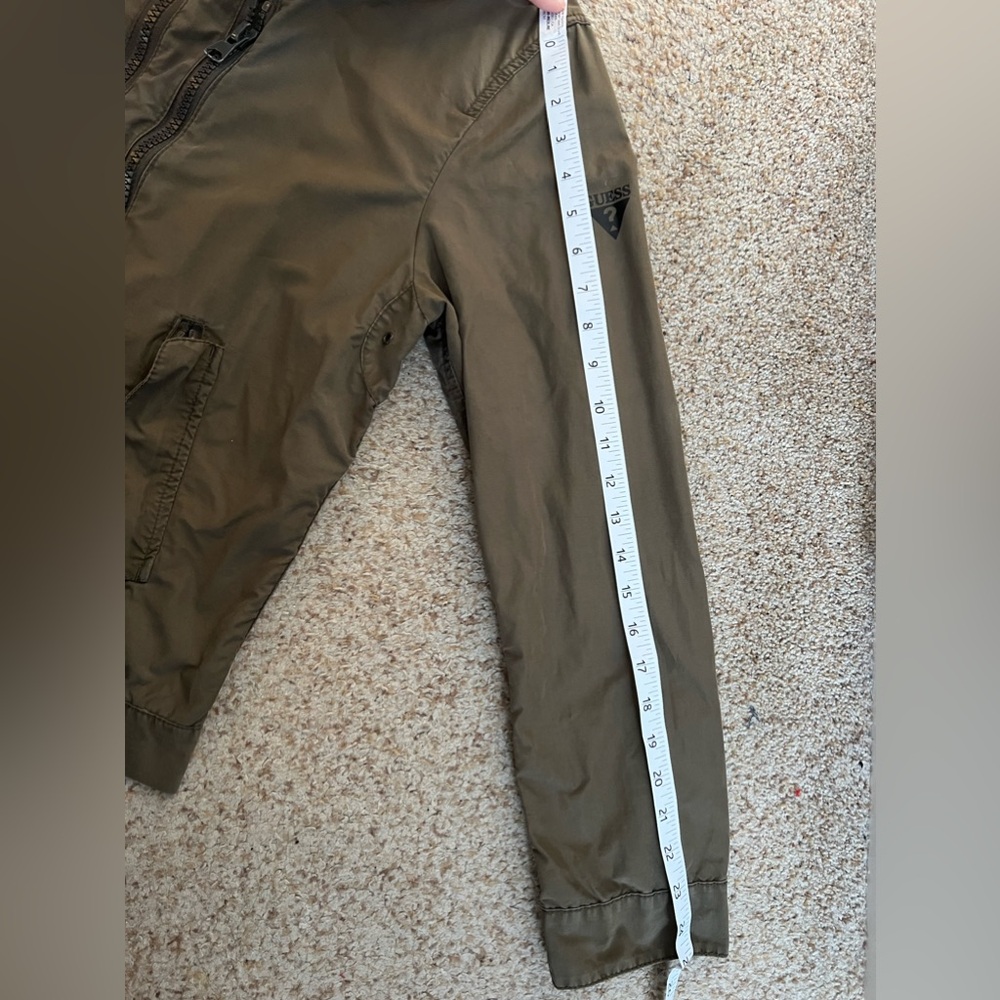 Guess Olive Green Lightweight Jacket with Relaxed Fit - Picture 15 of 15